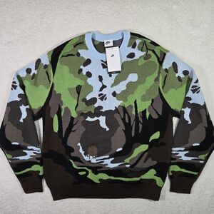 Nike Life Mens Medium Wilderness Soft Knit Sweater HV0886-133 Hollister Trail M